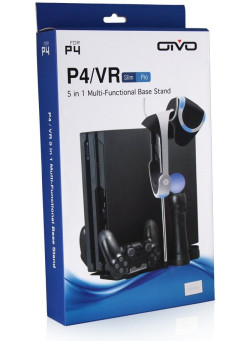 Вертикальный стенд OIVO 5 в 1 Multi-Function Base Stand для PS4 Slim/PS4 Pro (IV-PS4S011) (PS4)